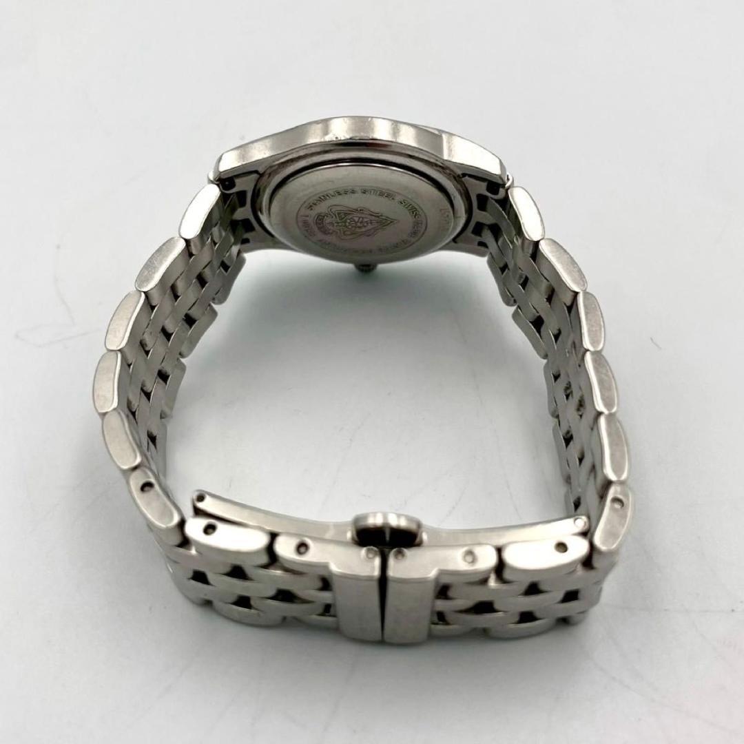 387 GUCCI グッチ 5500L 腕時計 デイト クォーツ シルバー文字盤