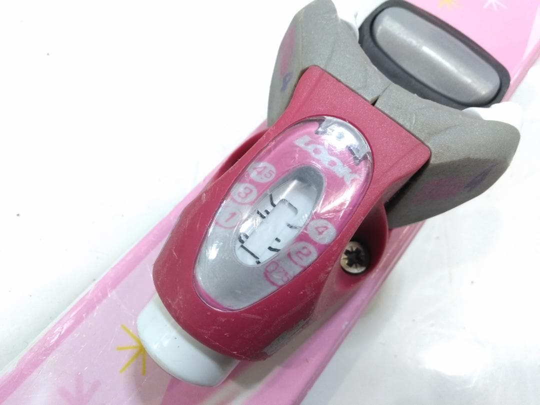 女の子 ジュニアスキー4点セット ハート 118cm ブーツ ゲン 22cm ◇