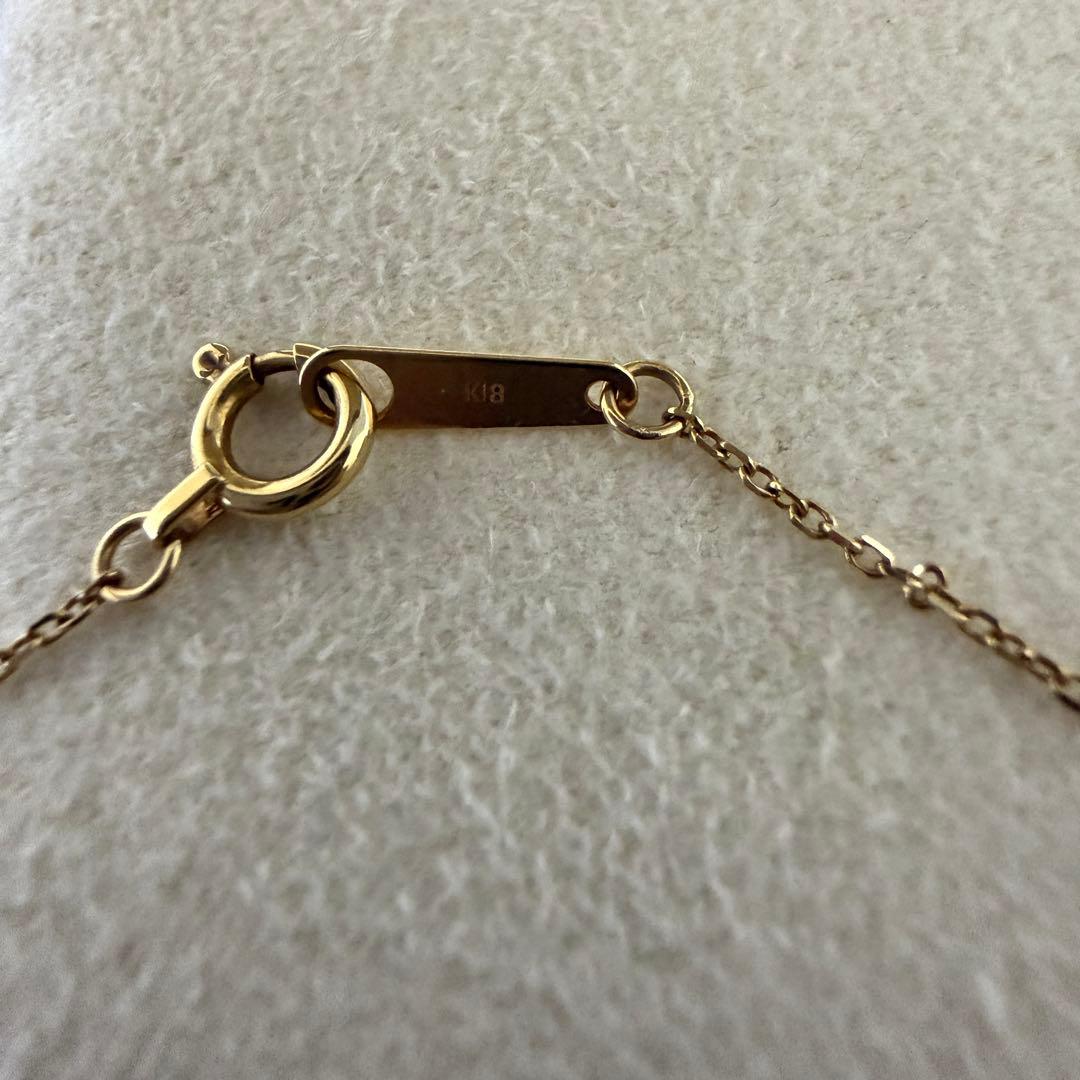 VENDOME　AOYAMA　ブラックカルセドニー　ネックレス　K18