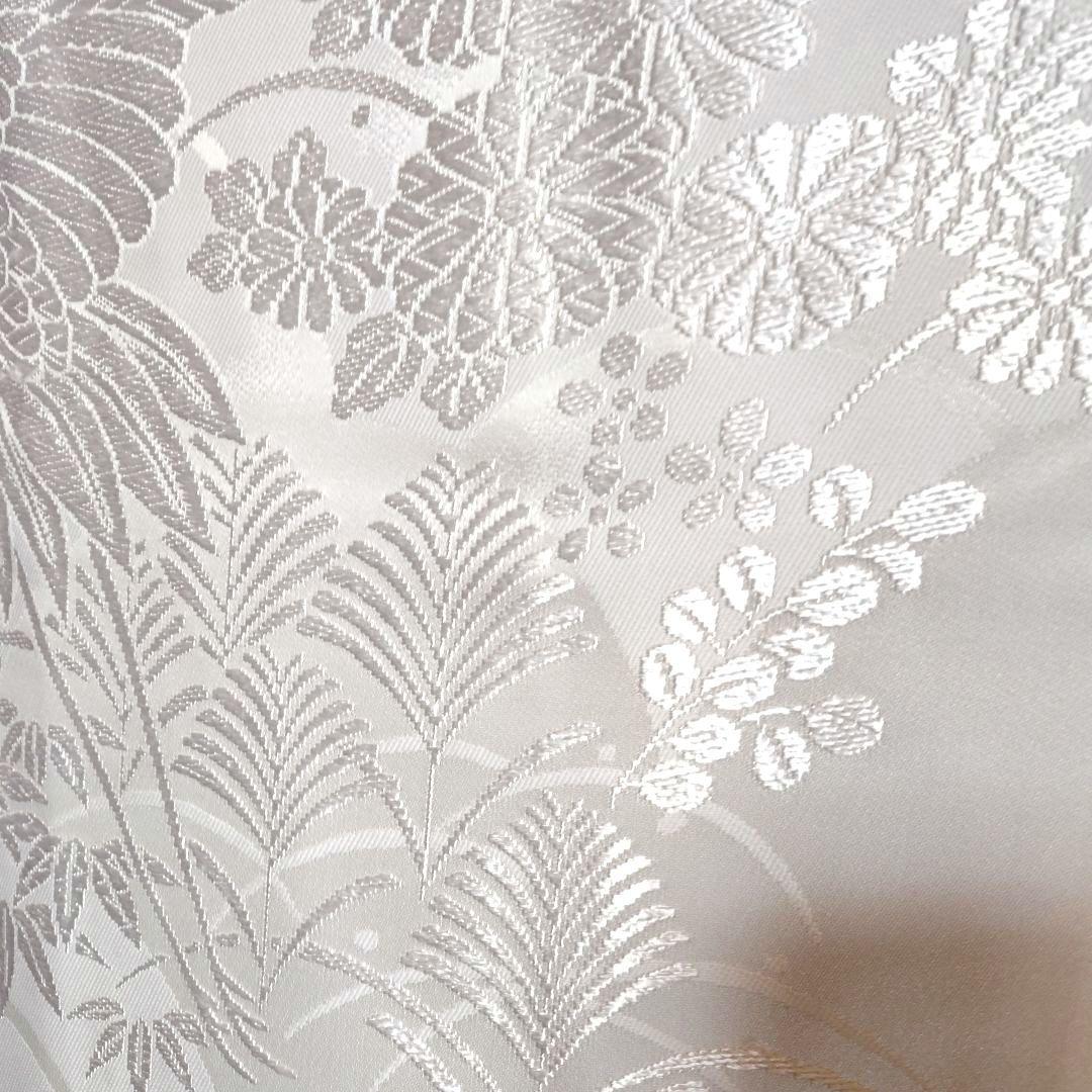 白無垢・色打掛 鶴と草花の唐織D