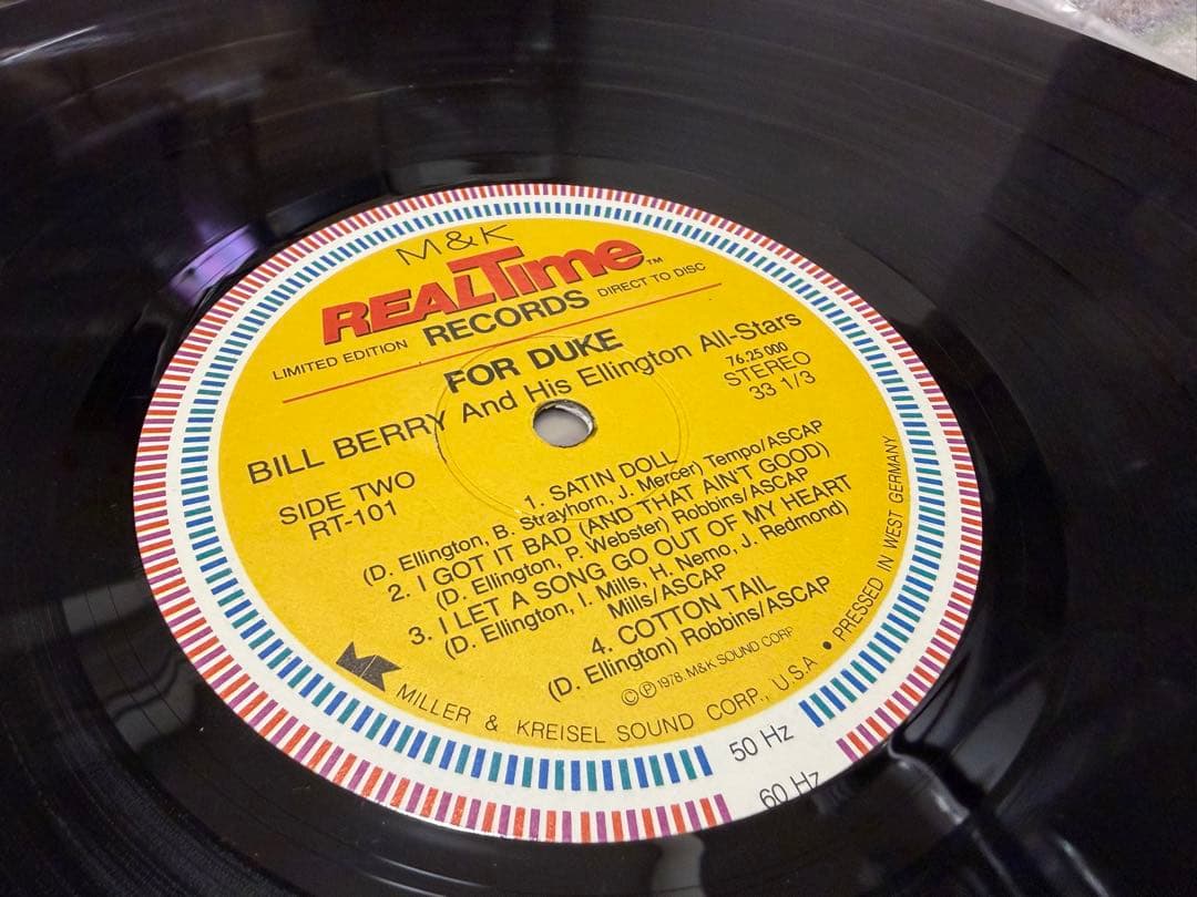 Bill Berry Duke 高音質 M & K RealTime LP