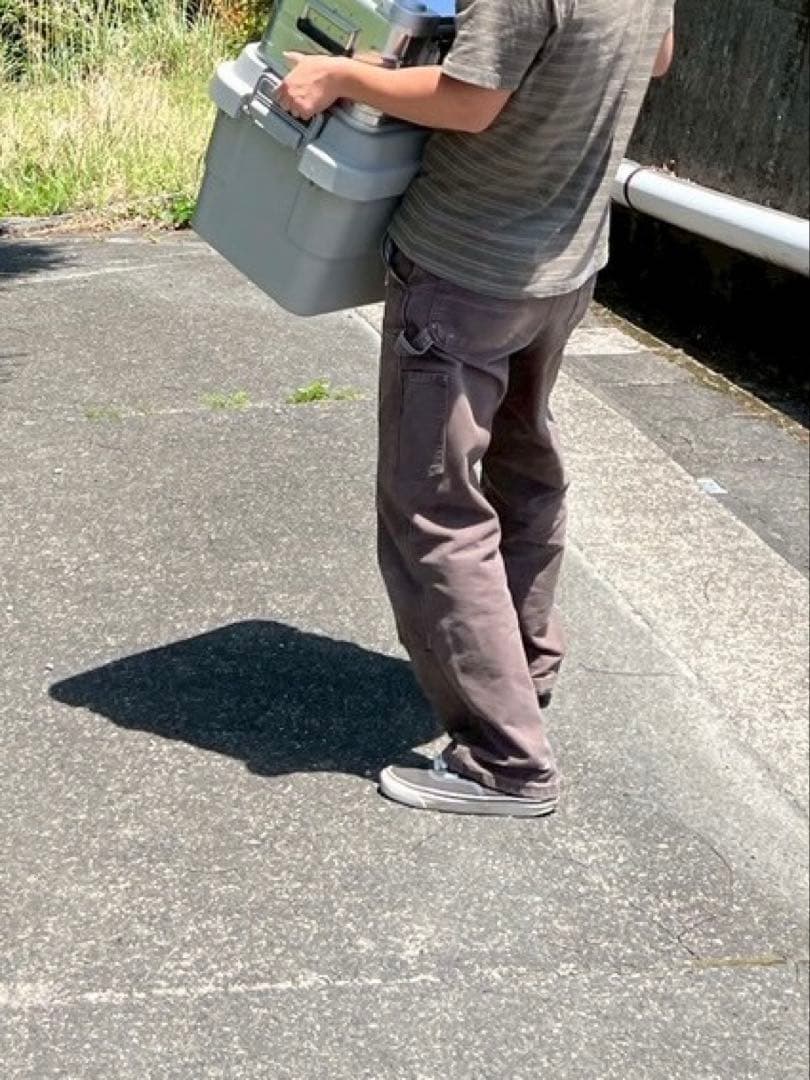 神フェード carhartt ダブルニーペインターパンツ W34 ブラウン