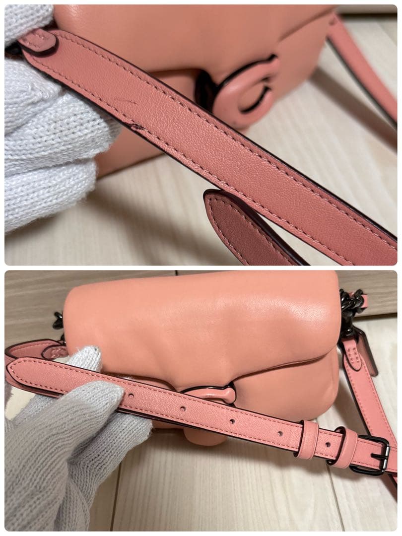 COACH タビー ピロー 2wayショルダーバッグ ハンドバッグ ピンク