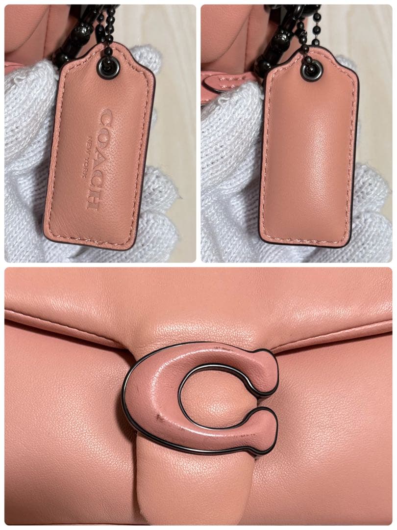 COACH タビー ピロー 2wayショルダーバッグ ハンドバッグ ピンク