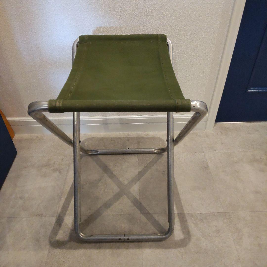 ビンテージ フォールディングチェア スツール 軍物 希少!!