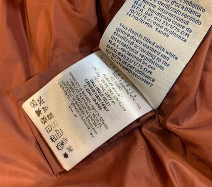 MONCLERダウンベスト　ベロアダウン　美品