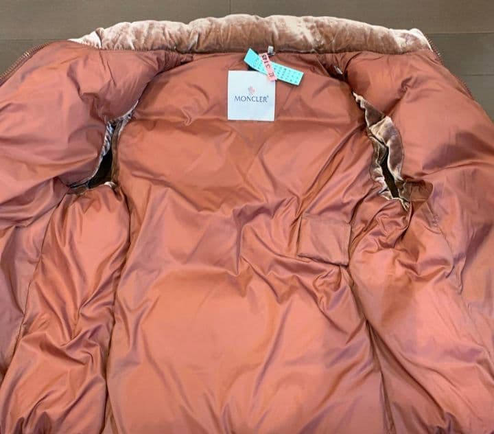 MONCLERダウンベスト　ベロアダウン　美品