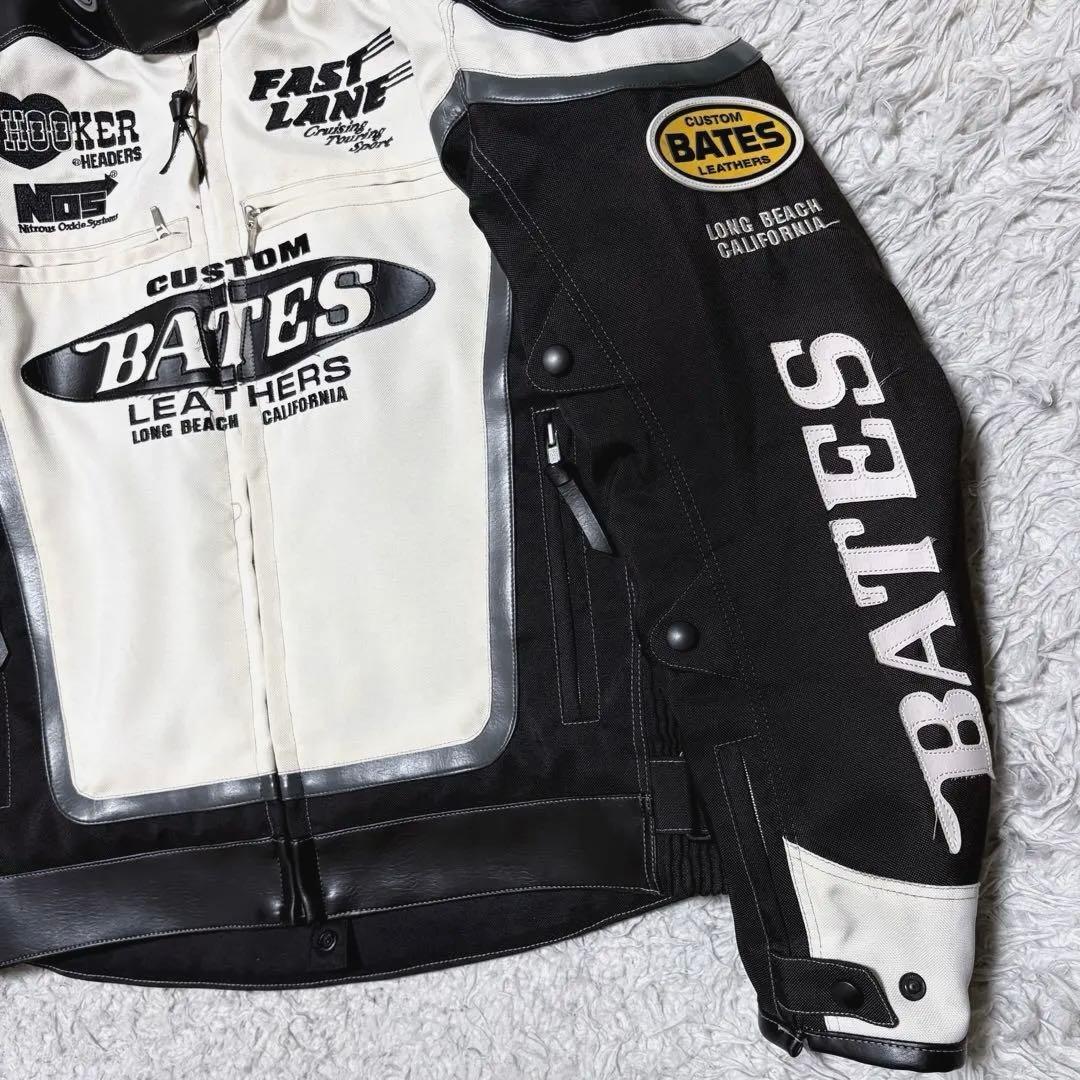 BATES ベイツ　ライナー、パット付きライダースジャケット　大きいサイズXL