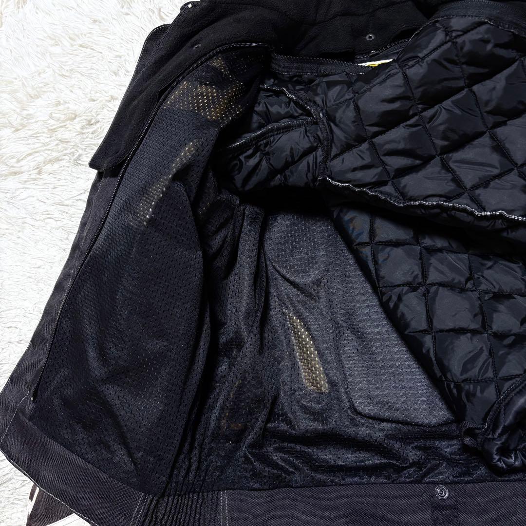BATES ベイツ　ライナー、パット付きライダースジャケット　大きいサイズXL