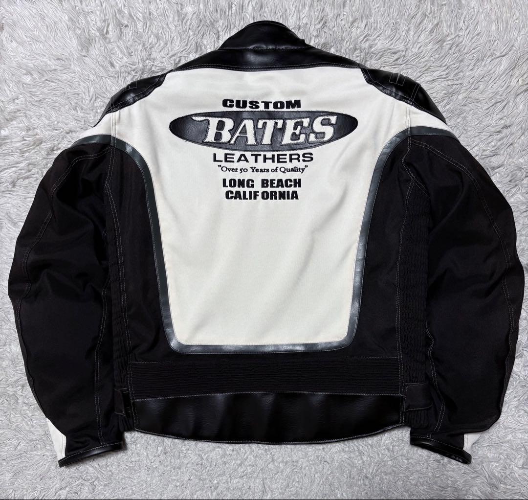 BATES ベイツ　ライナー、パット付きライダースジャケット　大きいサイズXL
