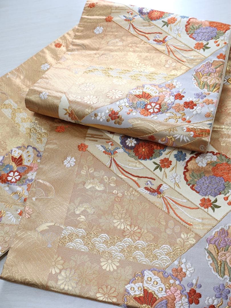 振袖セット 紫 絞り 芍薬