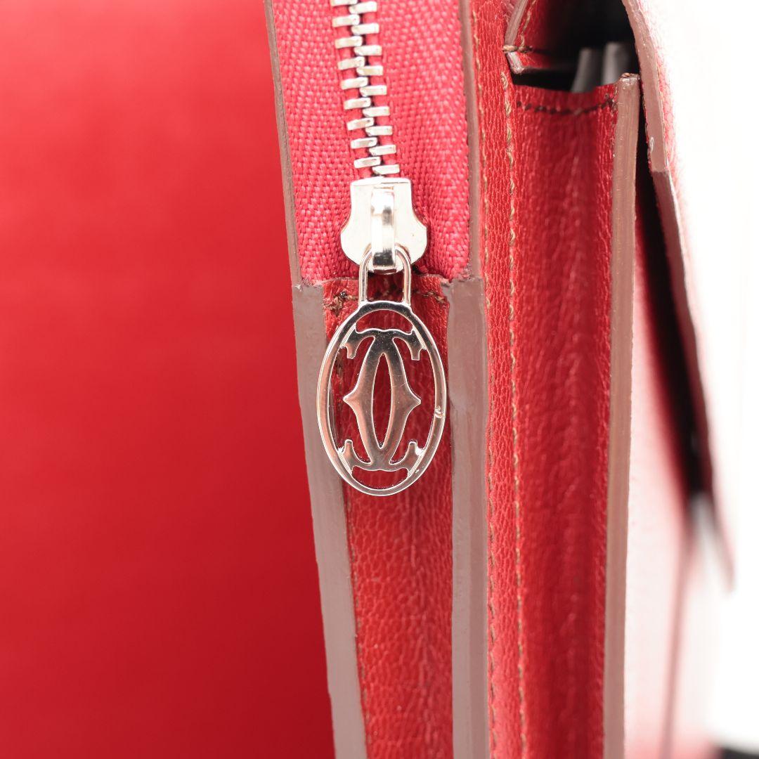 新品未使用 カルティエ Cartier レッド クラッチバッグ ポーチ