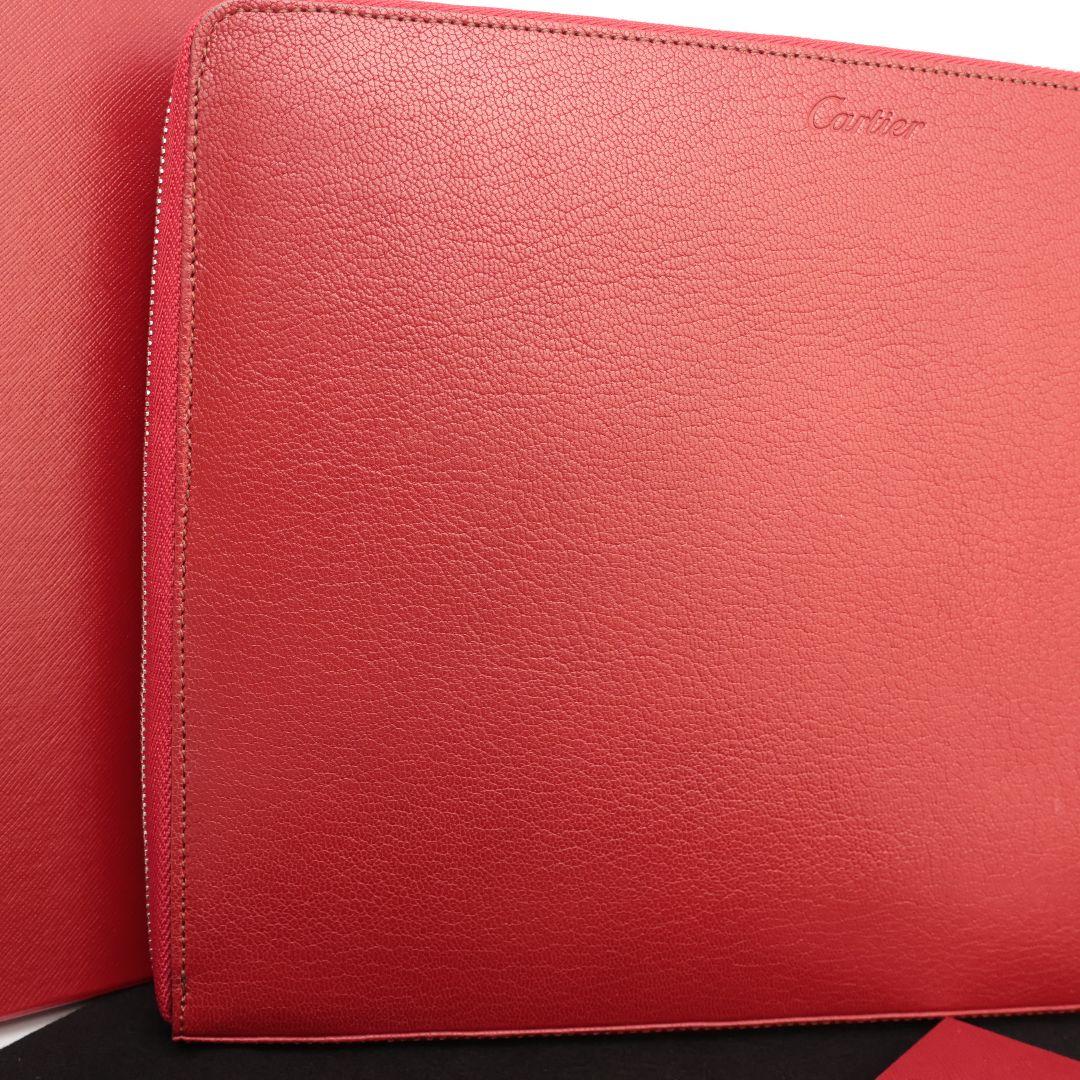 新品未使用 カルティエ Cartier レッド クラッチバッグ ポーチ