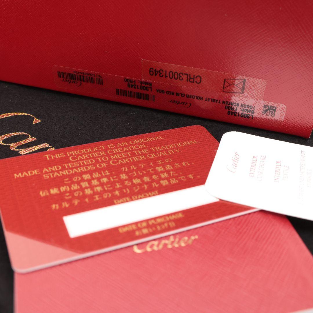 新品未使用 カルティエ Cartier レッド クラッチバッグ ポーチ