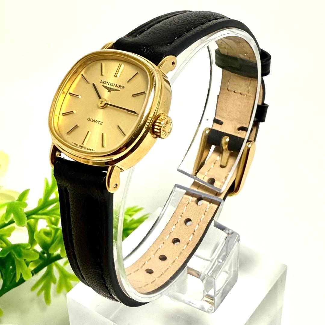 【稼働/新品電池】LONGINES 腕時計 クォーツ レディース スクエア