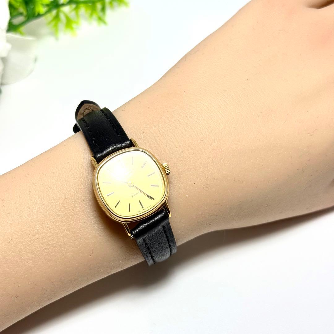 【稼働/新品電池】LONGINES 腕時計 クォーツ レディース スクエア