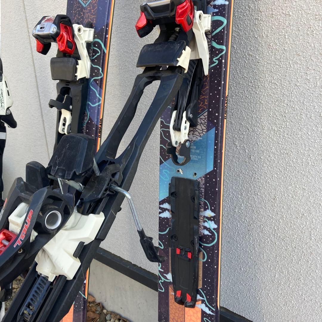 ARMADA ￼VJJ スキー板　165cm ツアービンディング　シール付き