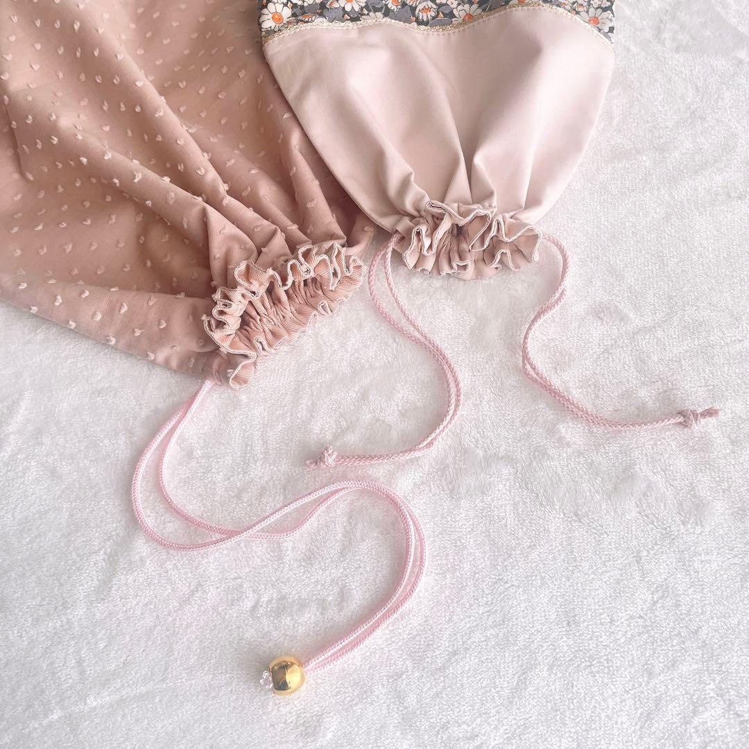 〈33〉ino様　リバティ アシュテッド ハンドメイド レッスンバッグ 上履き袋