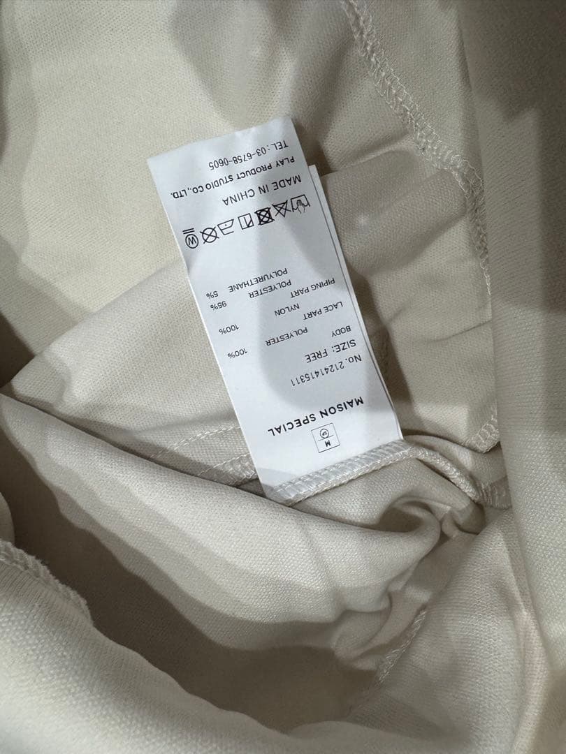 レースドッキングジャージトップス