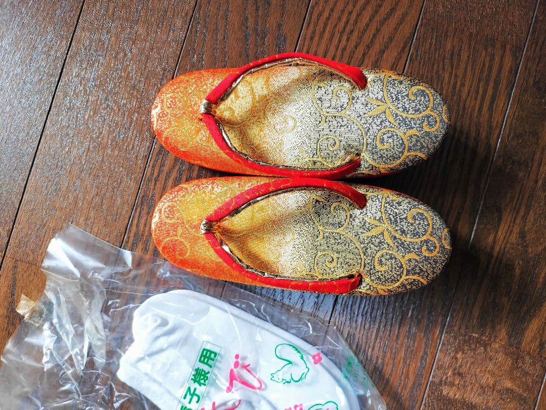 値下げ交渉可 七五三 アンティーク着物 フルセット 小物付き　正絹　7歳