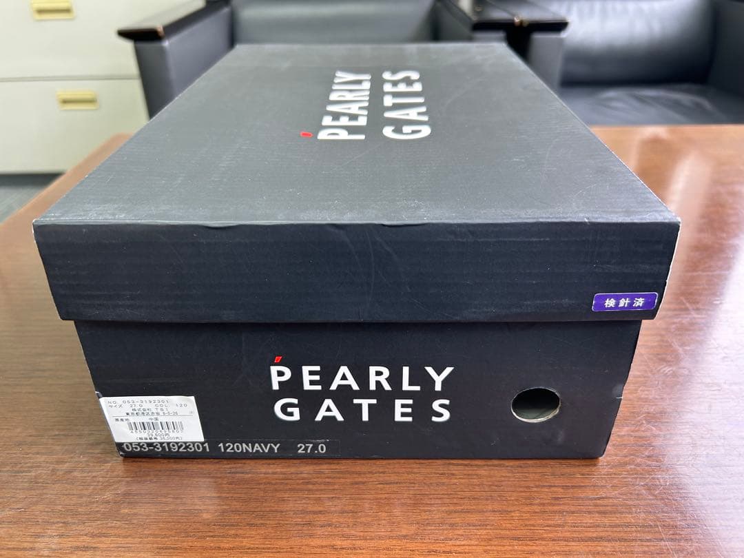 PEARLY GATES ネイビー ゴルフシューズ 27.0cm