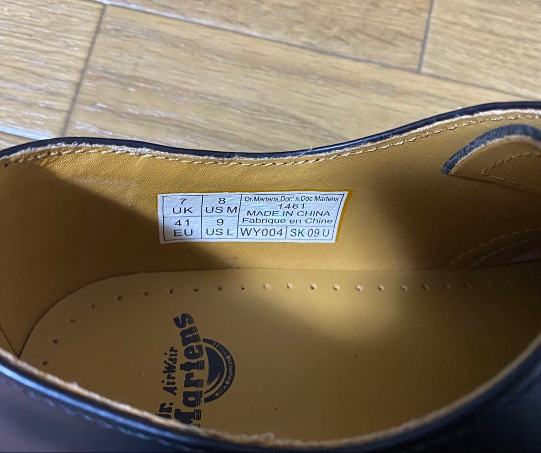 ドクターマーチン 3ホール　　Dr.martens UK7
