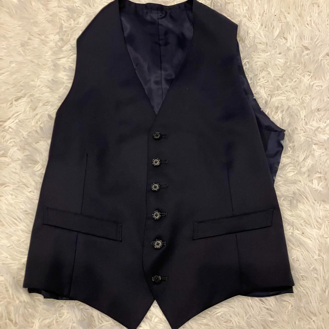 極美品　マッキントッシュロンドン　スリーピース　スーツ　セットアップ　紺