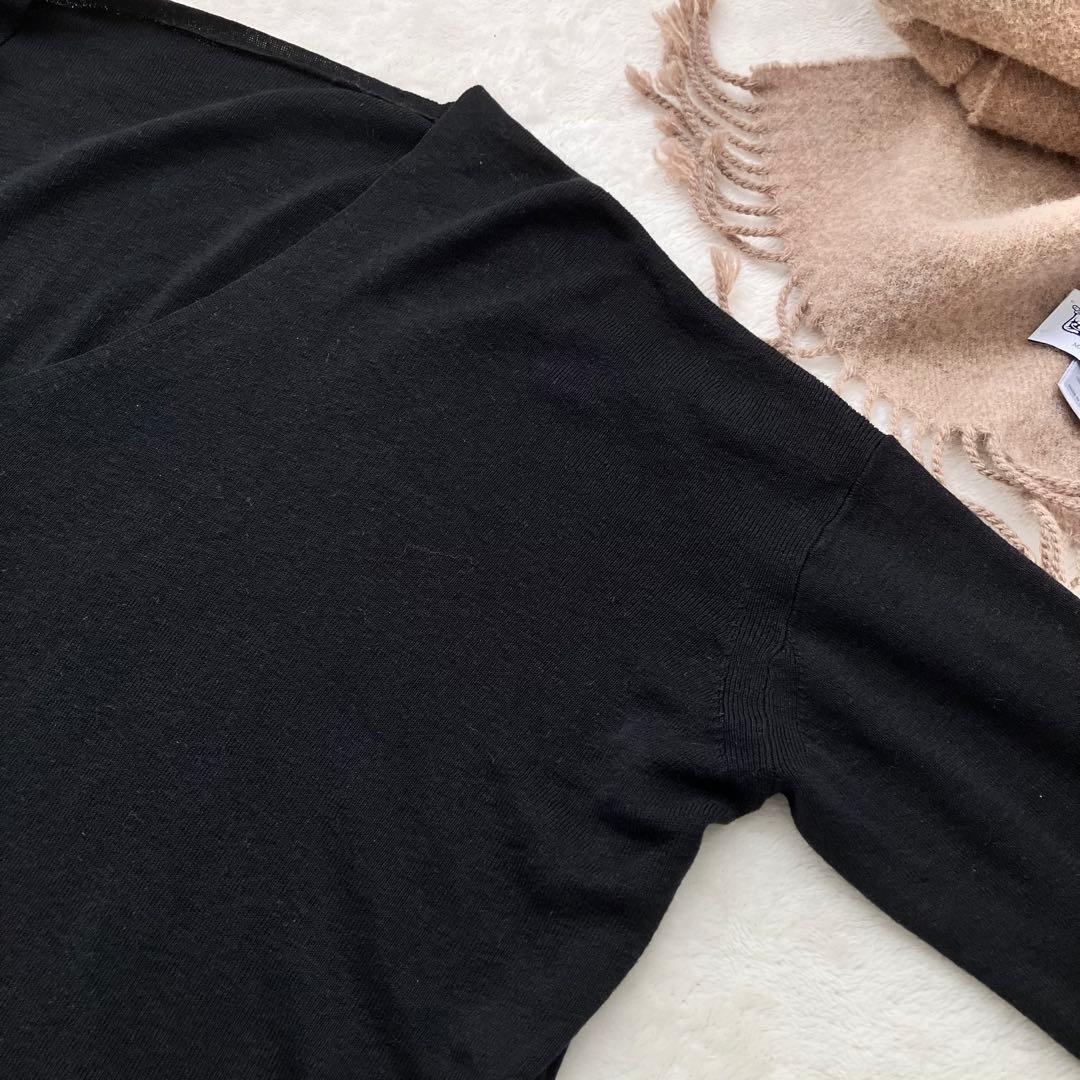 ヨーガンレール シルクリネン ニット プルオーバー チュニック ゆったり