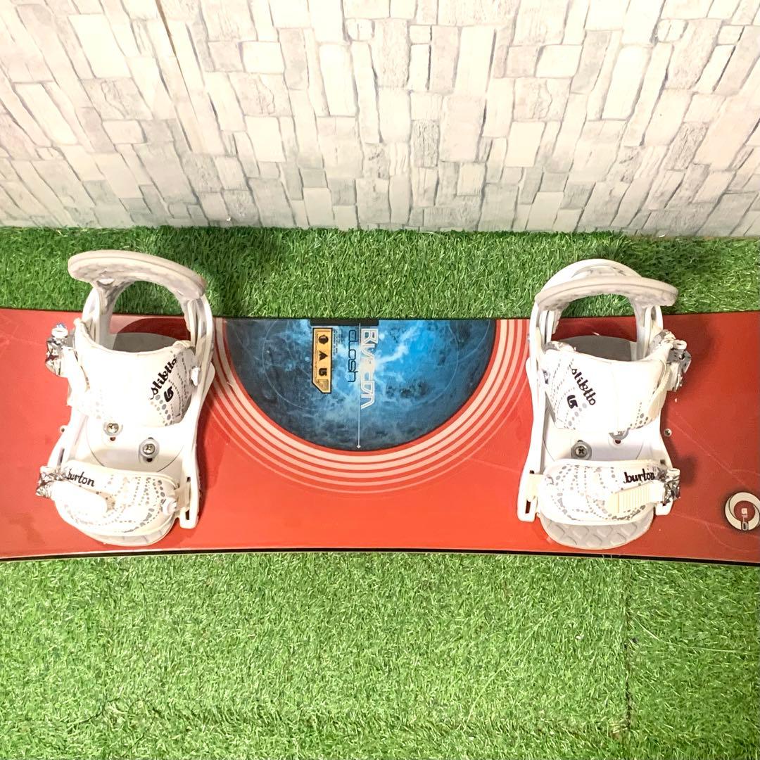大人気BURTON Clash stiletto スノーボード2点 145cm