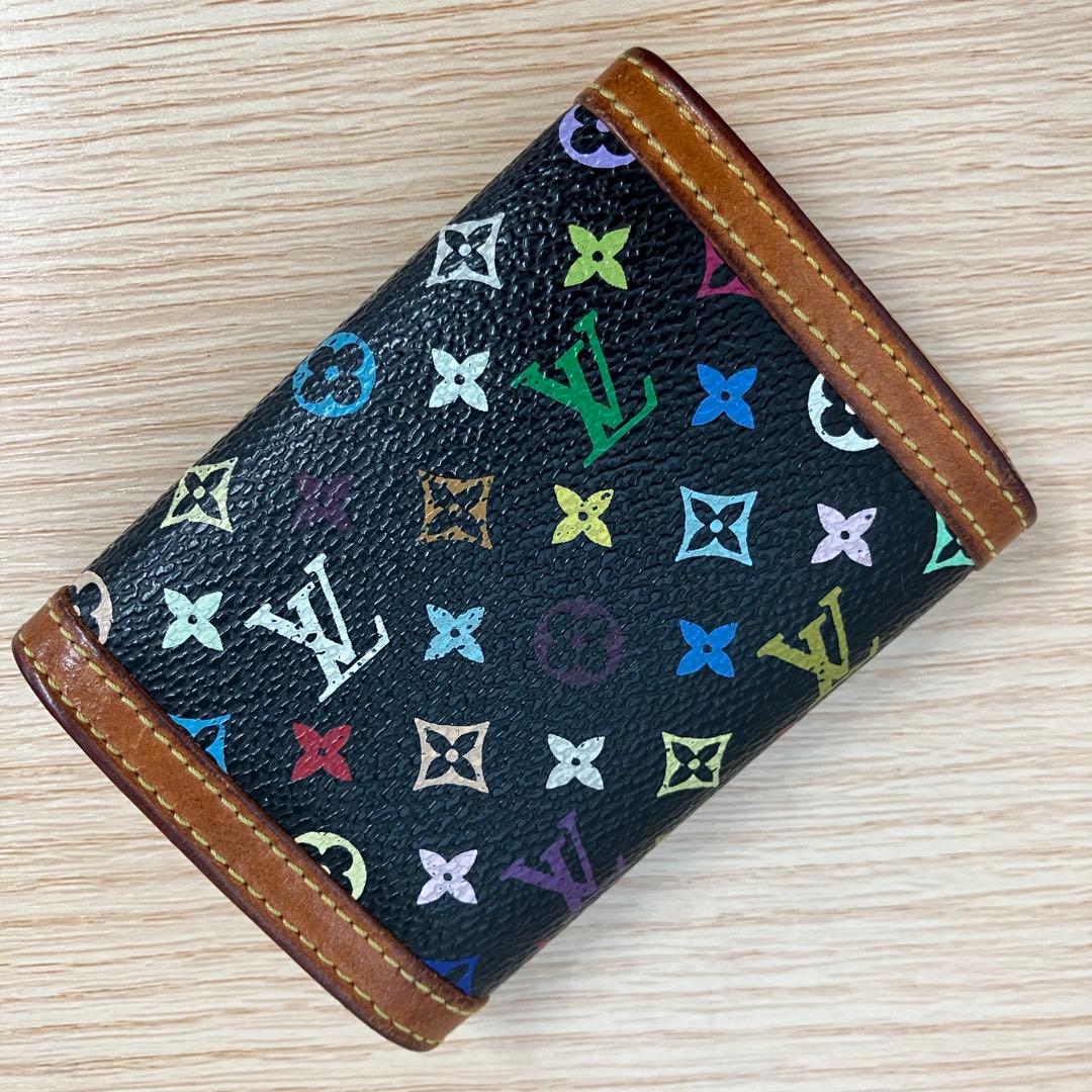《希少・美品》 ルイヴィトン マルチカラー ポルトモネ•プラ ケース