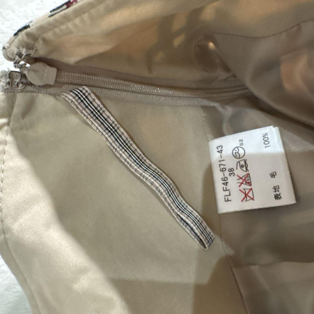 希少✨バーバリーブルーレーベル　ノバチェック　プリーツスカート　安室奈美恵　38