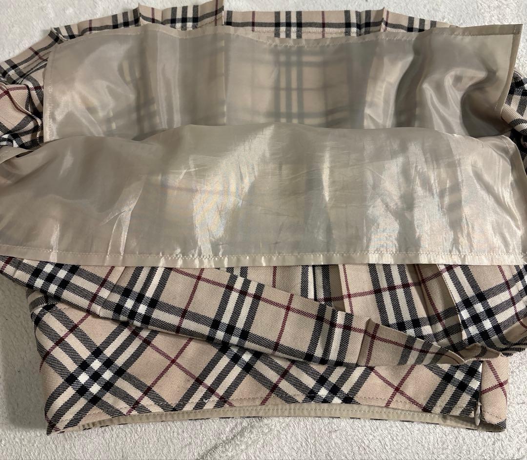 希少✨バーバリーブルーレーベル　ノバチェック　プリーツスカート　安室奈美恵　38