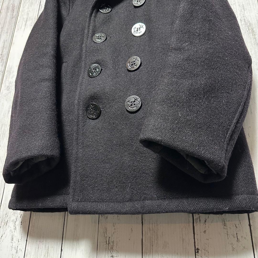 【Shott U.S.740N】ピーコート☆USA製　黒　16 ピージャケット