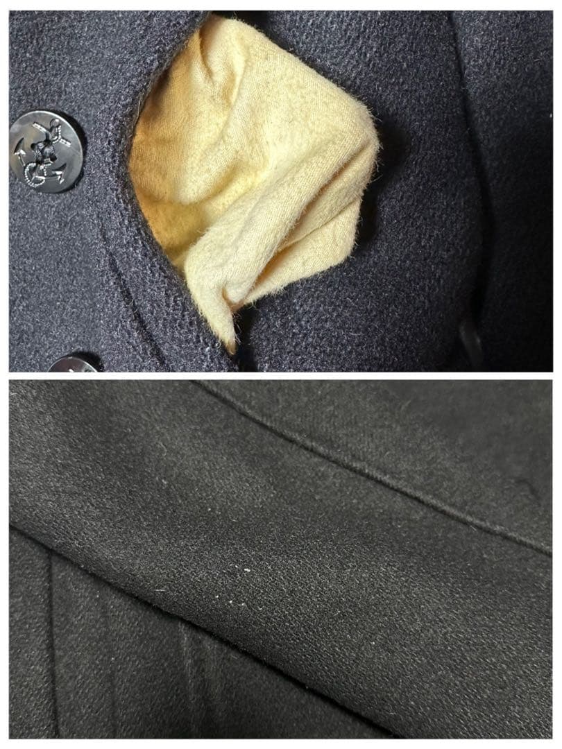 【Shott U.S.740N】ピーコート☆USA製　黒　16 ピージャケット