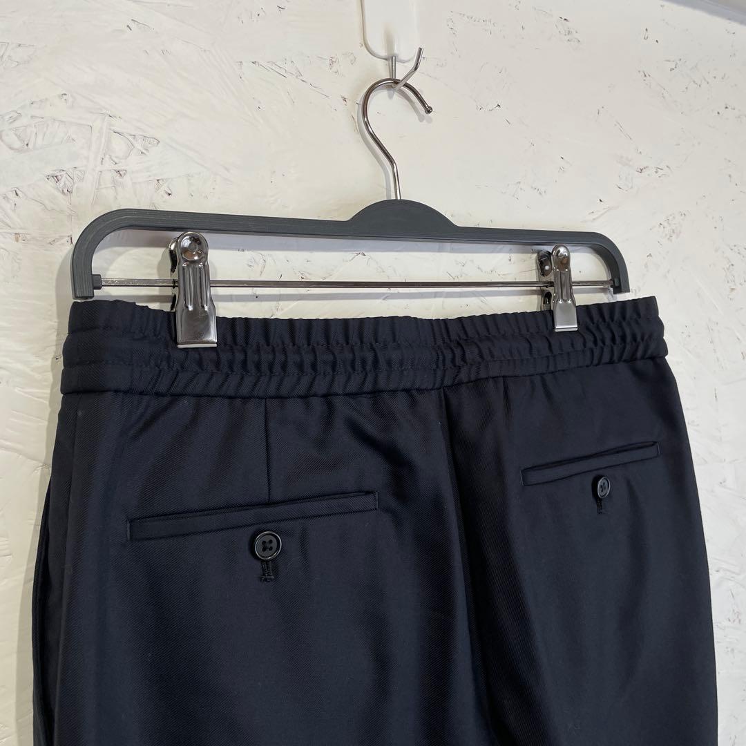 日本製【Paul Smith】ウールイージーパンツスラックス　ネイビー　M