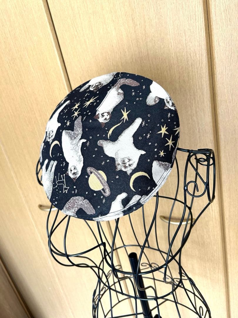 CA4LA 猫と星のベレー帽