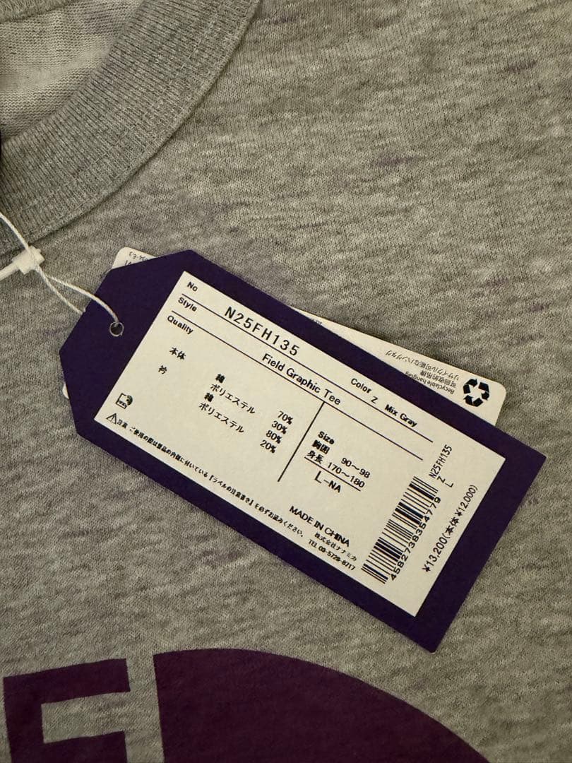 PALACE ×THE NORTH FACE PURPLE LABEL　Tシャツ