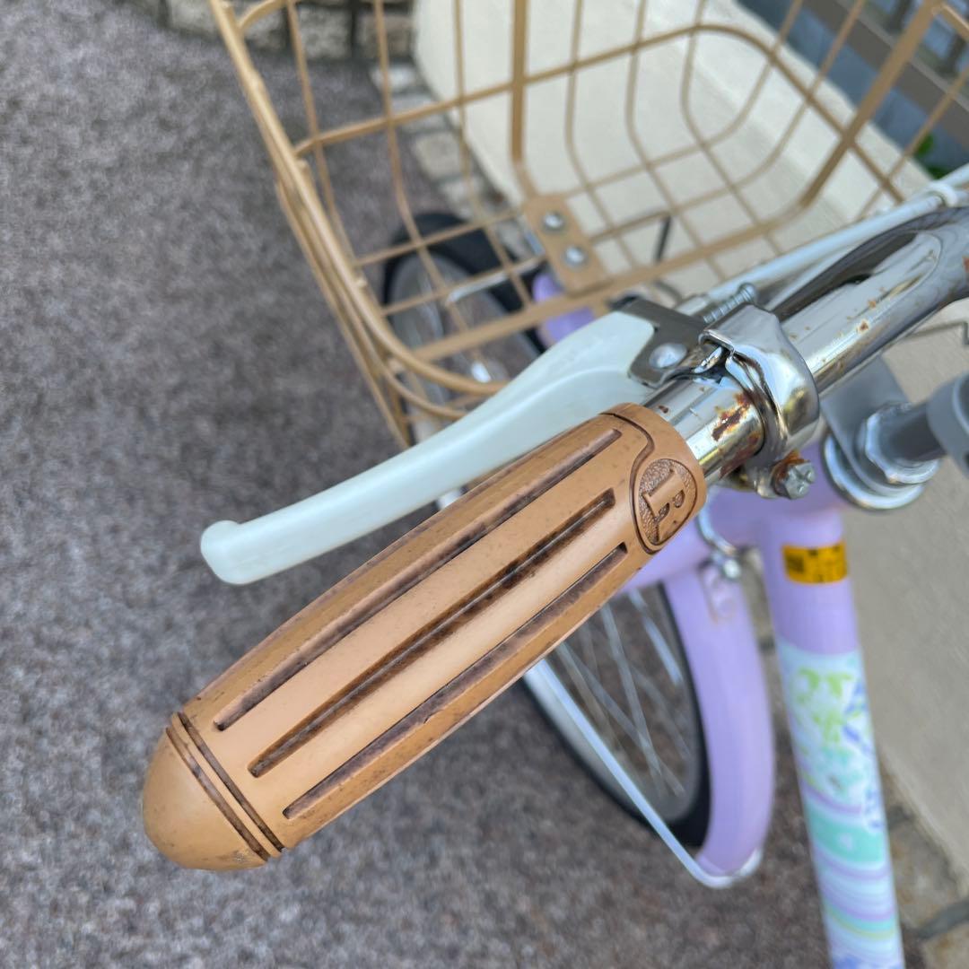 【手渡し限定】ブリヂストン　エコパル・モカ　22インチ　女の子　自転車