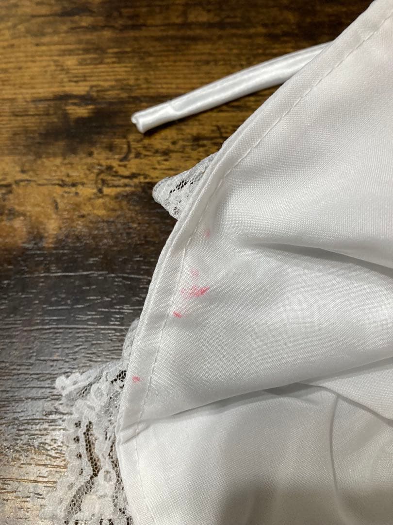 赤い刺繍着物 お宮参り用品【おまけ付き】