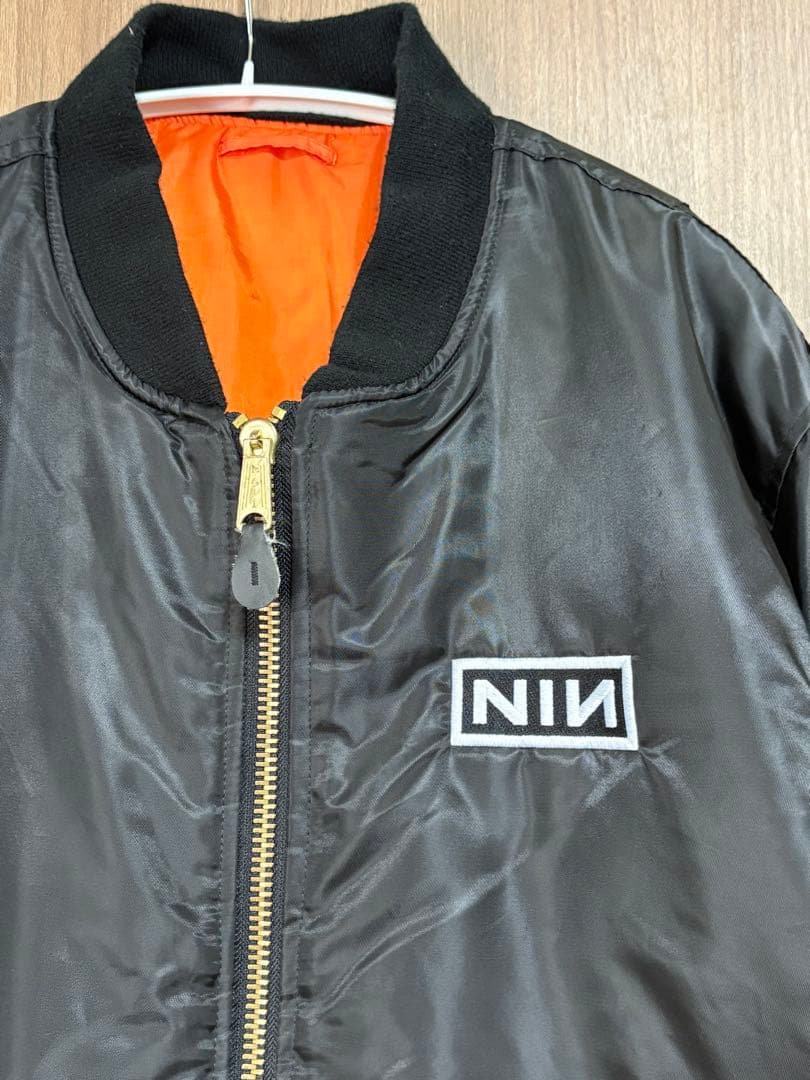 希少 nine inch nails MA-1 ナインインチネイルズ ジャケット
