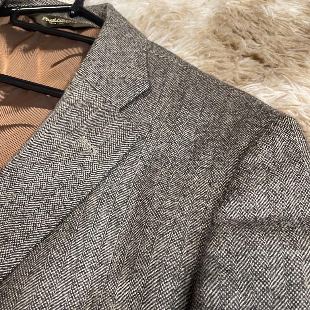 美品 ポールスチュアート テーラードジャケット カシミヤ混 メンズ 総裏 秋冬春