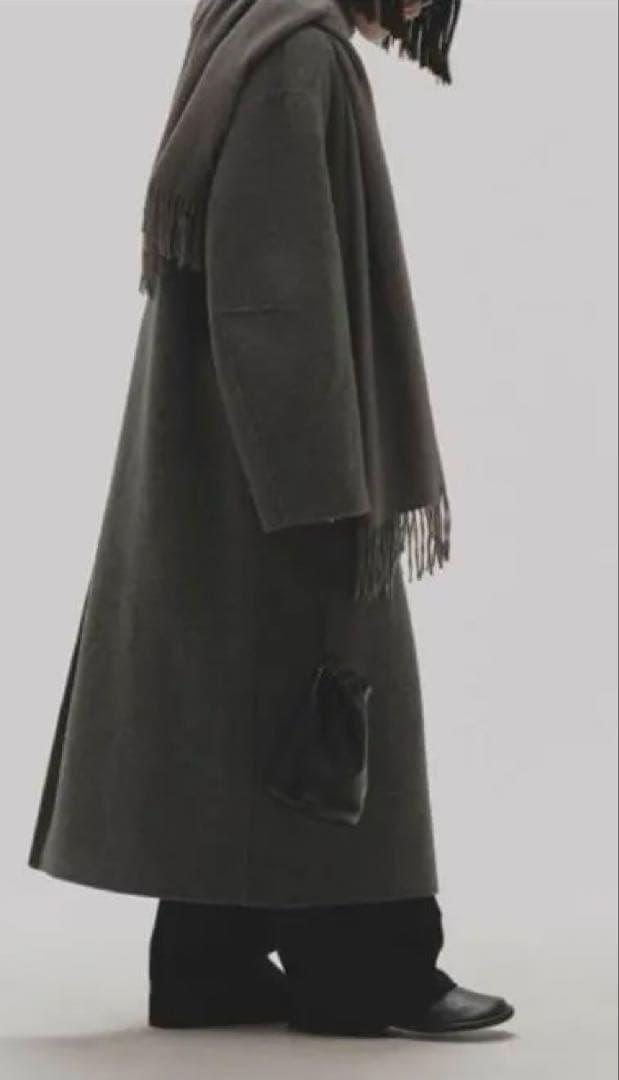 todayful ウールオーバーコート　36