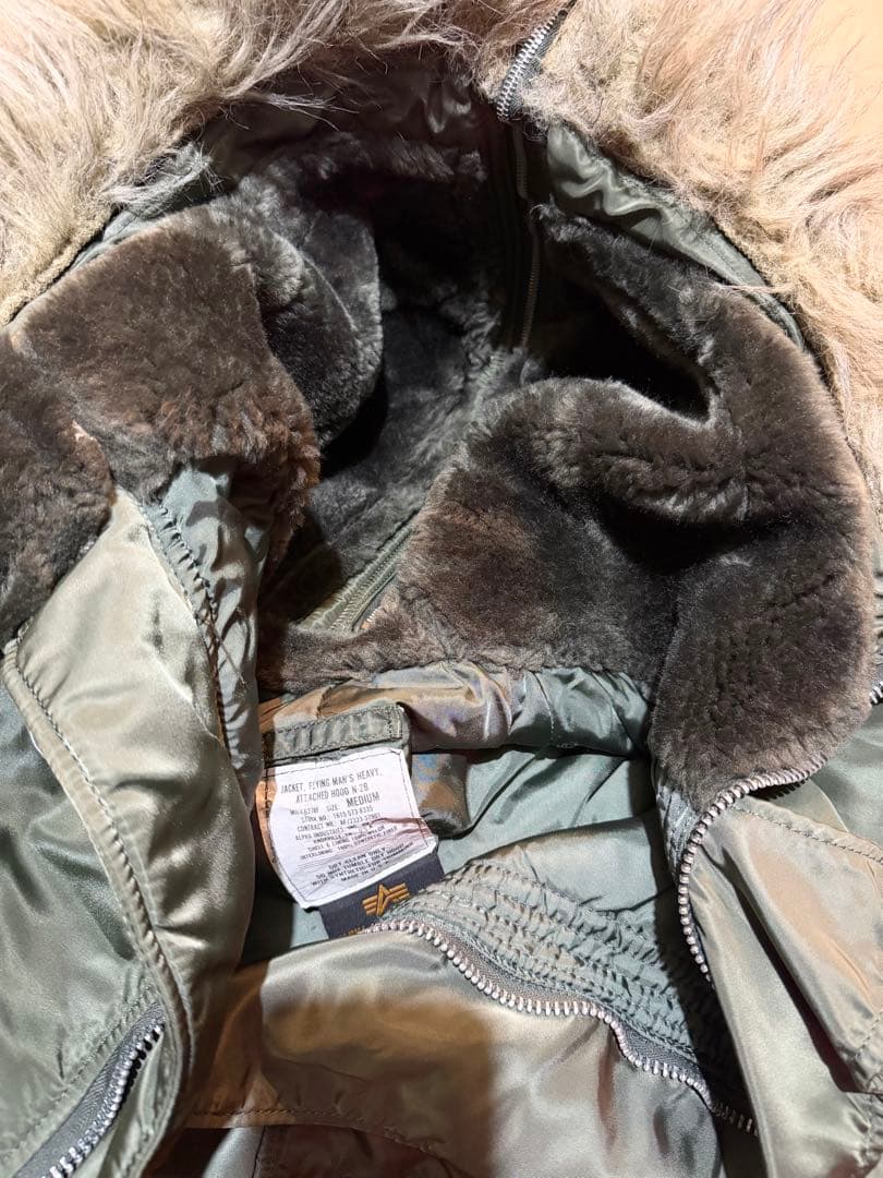 アルファ　N2Bジャケット ファー付き