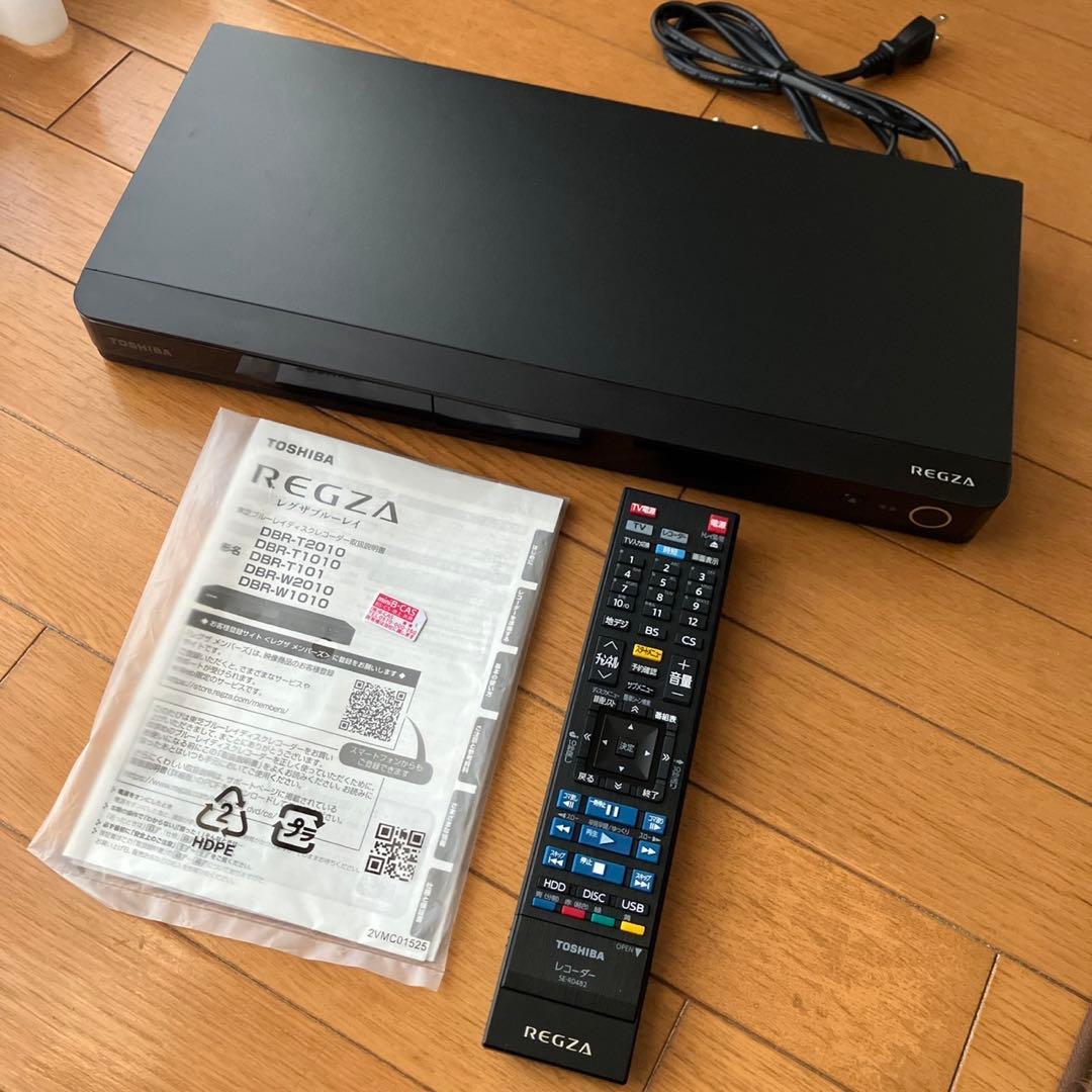 東芝 2022年製 レグザ ブルーレイレコーダー DBR-T1010