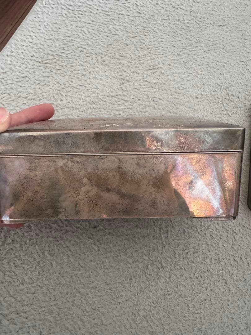 金工 シルバー 箱 銀純銀銀杯金貴金属プラチナアクセサリー硬貨金工