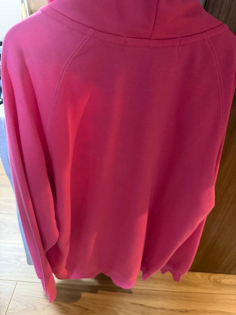 DECEMBERMAY ピンク フード付きスウェット