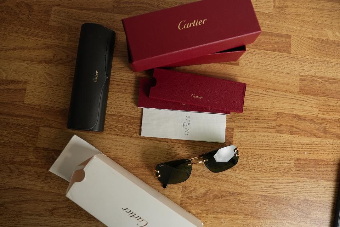 Cartier CT0330S 002 サングラス 使用感少々美品