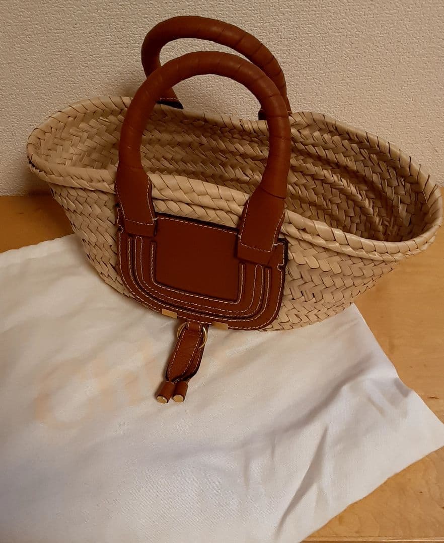 週末お値下げ❗新品未使用 Chloe クロエ マーシーカゴバッグ ブラウン