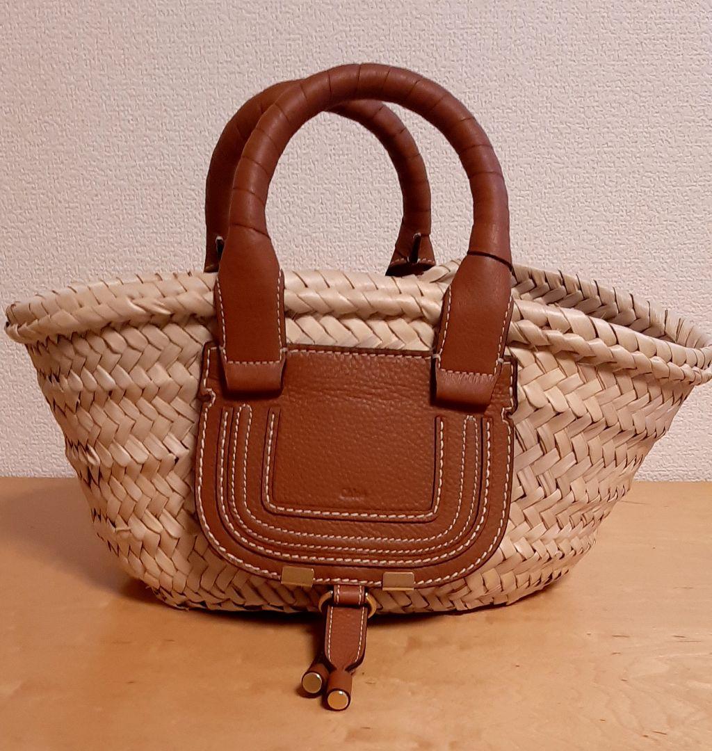 週末お値下げ❗新品未使用 Chloe クロエ マーシーカゴバッグ ブラウン