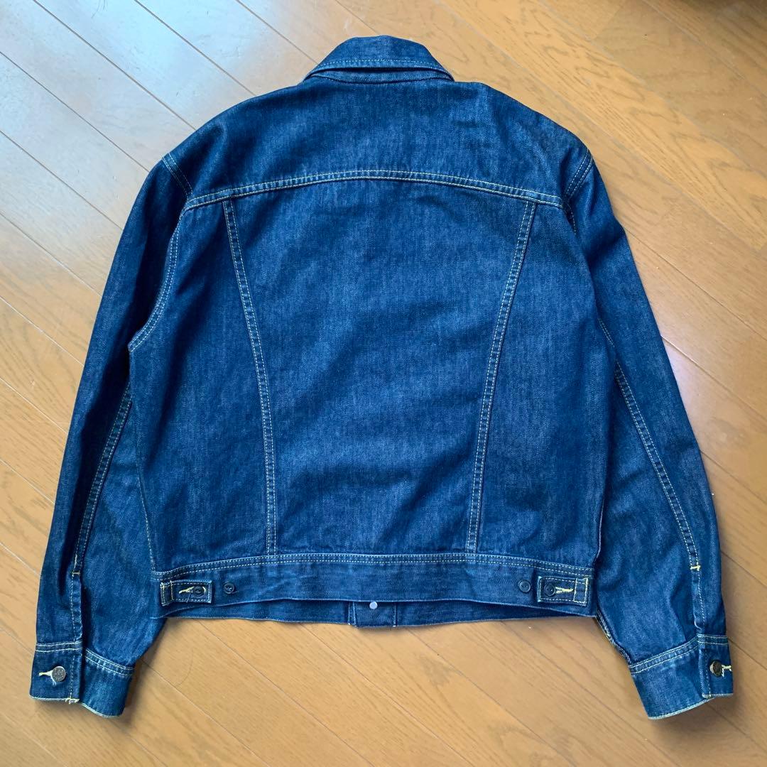 美品◎ユーロ Lee 101J デニム Gジャン 濃紺 XL